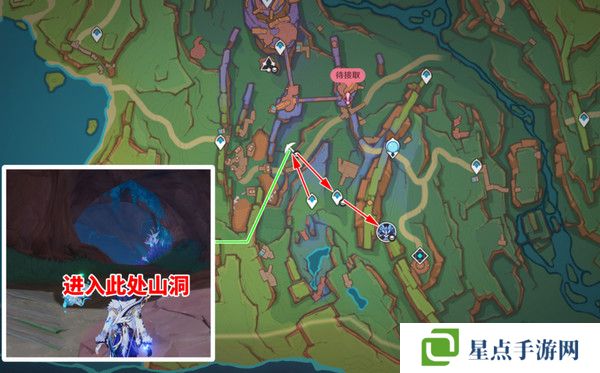 原神灵觉隐修的迷者位置分享 灵觉隐修的迷者旁边的锚点打开方法[多图]图片2
