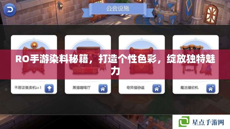 RO手游染料秘籍，打造个性色彩，绽放独特魅力