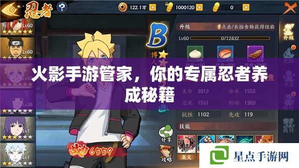 火影手游管家,你的专属忍者养成秘籍 火影手游管家,你的专属忍者养成秘籍
