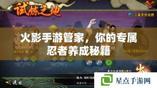火影手游管家,你的专属忍者养成秘籍 火影手游管家,你的专属忍者养成秘籍