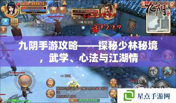 九阴手游攻略——探秘少林秘境,武学、心法与江湖情 九阴手游攻略——探秘少林秘境,武学、心法与江湖情