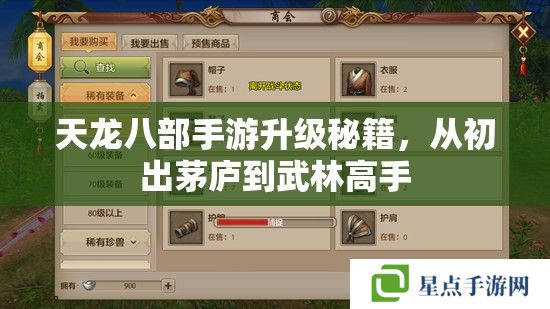 天龙八部手游升级秘籍,从初出茅庐到武林高手 天龙八部手游升级秘籍,从初出茅庐到武林高手