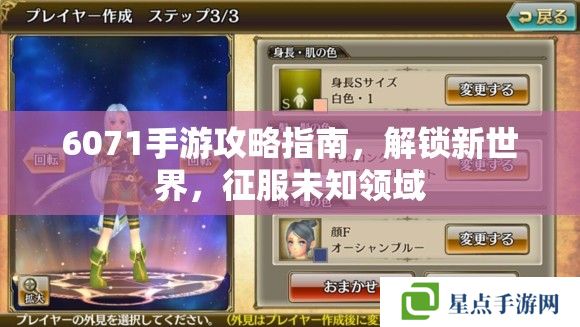 6071手游攻略指南,解锁新世界,征服未知领域 6071手游攻略指南,解锁新世界,征服未知领域