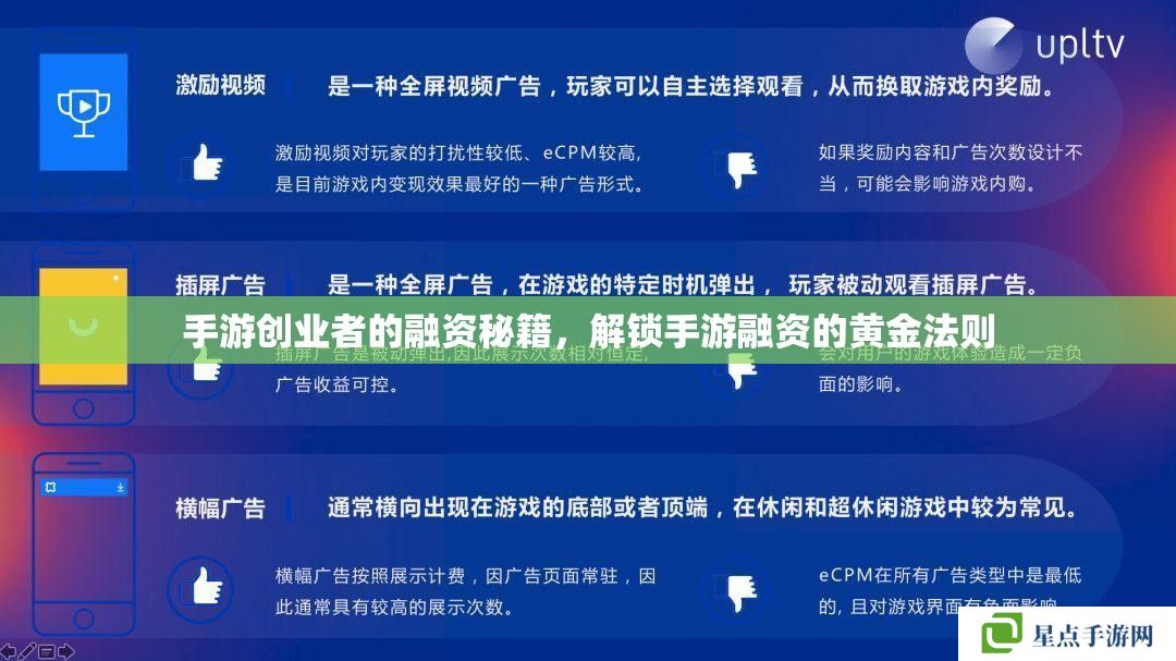 手游创业者的融资秘籍，解锁手游融资的黄金法则