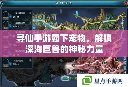 寻仙手游霸下宠物，解锁深海巨兽的神秘力量